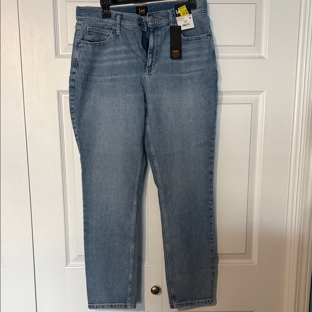 Lee Light Blue Ankle Jeans